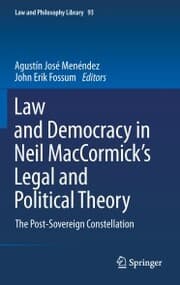 Cover von Law and Democracy in Neil MacCormick's Legal and Political Theory