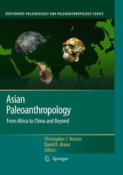 Cover von Asian Paleoanthropology