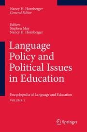 Cover von Language Policy and Political Issues in Education