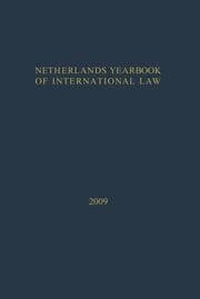 Cover von Netherlands Yearbook of International Law - 2009