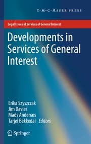 Cover von Developments in Services of General Interest