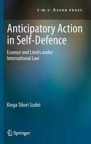 Cover von Anticipatory Action in Self-Defence