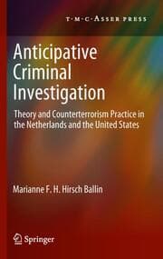 Cover von Anticipative Criminal Investigation