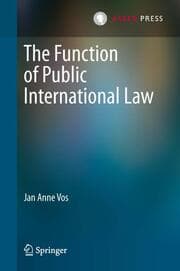 Cover von The Function of Public International Law