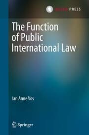 Cover von The Function of Public International Law