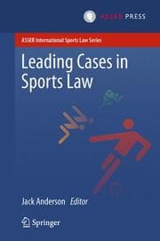 Cover von Leading Cases in Sports Law