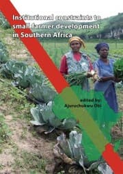 Cover von Institutional Constraints to Small Farmer Development in Southern Africa