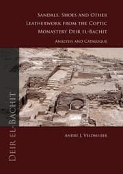 Cover von Sandals, shoes and other leatherwork from the Coptic Monastery Deir el-Bachit