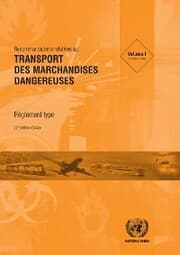 Cover von Recommandations relatives au transport des marchandises dangereuses