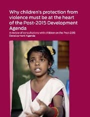 Cover von Why Children's Protection From Violence Must Be at the Heart of the Post-2015 Development Agenda