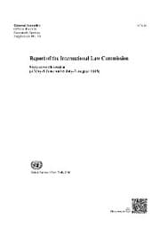 Cover von Report of the International Law Commission