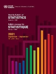 Cover von Monthly Bulletin of Statistics, September 2021/Bulletin mensuel de statistiques, septembre 2021