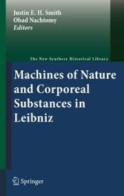 Cover von Machines of Nature and Corporeal Substances in Leibniz