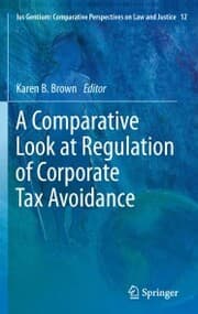 Cover von A Comparative Look at Regulation of Corporate Tax Avoidance