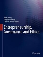 Cover von Entrepreneurship, Governance and Ethics
