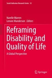 Cover von Reframing Disability and Quality of Life