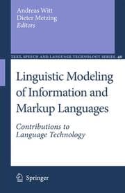Cover von Linguistic Modeling of Information and Markup Languages