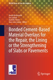 Cover von Bonded Cement-Based Material Overlays for the Repair, the Lining or the Strengthening of Slabs or Pavements