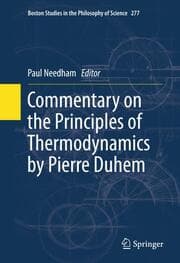 Cover von Commentary on the Principles of Thermodynamics by Pierre Duhem