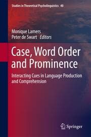 Cover von Case, Word Order and Prominence