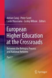 Cover von European Higher Education at the Crossroads