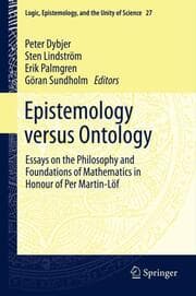 Cover von Epistemology versus Ontology