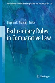 Cover von Exclusionary Rules in Comparative Law