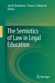 Cover von The Semiotics of Law in Legal Education