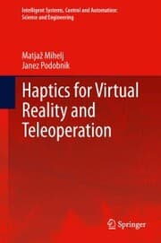 Cover von Haptics for Virtual Reality and Teleoperation