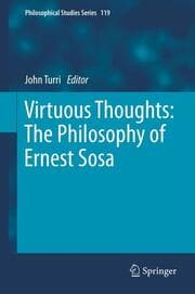 Cover von Virtuous Thoughts: The Philosophy of Ernest Sosa