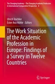 Cover von The Work Situation of the Academic Profession in Europe: Findings of a Survey in Twelve Countries