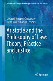 Cover von Aristotle and The Philosophy of Law: Theory, Practice and Justice