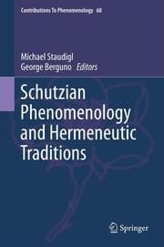 Cover von Schutzian Phenomenology and Hermeneutic Traditions