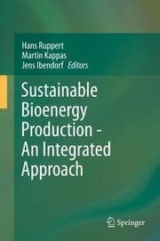 Cover von Sustainable Bioenergy Production - An Integrated Approach