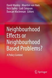 Cover von Neighbourhood Effects or Neighbourhood Based Problems?