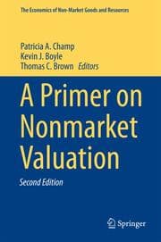 Cover von A Primer on Nonmarket Valuation