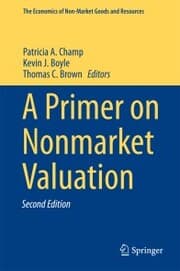 Cover von A Primer on Nonmarket Valuation