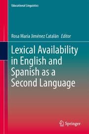 Cover von Lexical Availability in English and Spanish as a Second Language