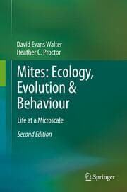 Cover von Mites: Ecology, Evolution & Behaviour