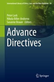 Cover von Advance Directives