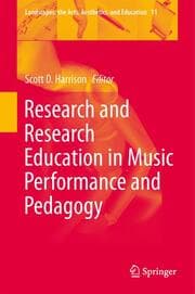 Cover von Research and Research Education in Music Performance and Pedagogy