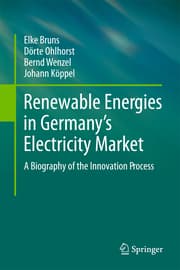 Cover von Renewable Energies in Germanys Electricity Market