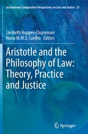 Cover von Aristotle and The Philosophy of Law: Theory, Practice and Justice