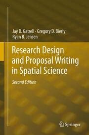 Cover von Research Design and Proposal Writing in Spatial Science