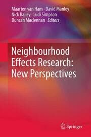 Cover von Neighbourhood Effects Research: New Perspectives