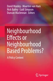 Cover von Neighbourhood Effects or Neighbourhood Based Problems?