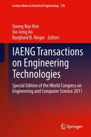 Cover von IAENG Transactions on Engineering Technologies