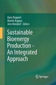 Cover von Sustainable Bioenergy Production - An Integrated Approach