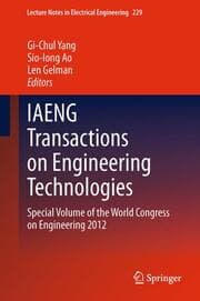 Cover von IAENG Transactions on Engineering Technologies