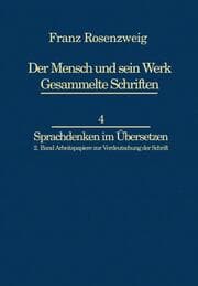 Cover von Franz Rosenzweig Sprachdenken